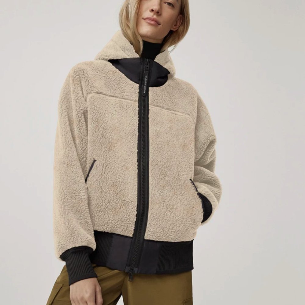 Canada Goose Beige and Black Women's Jacket